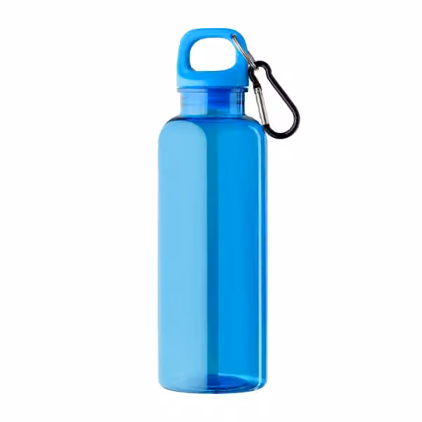 Doli Fahrradflasche mit Schraubverschluss und Karabinerclip aus rPET – 500 ml in Königsblau