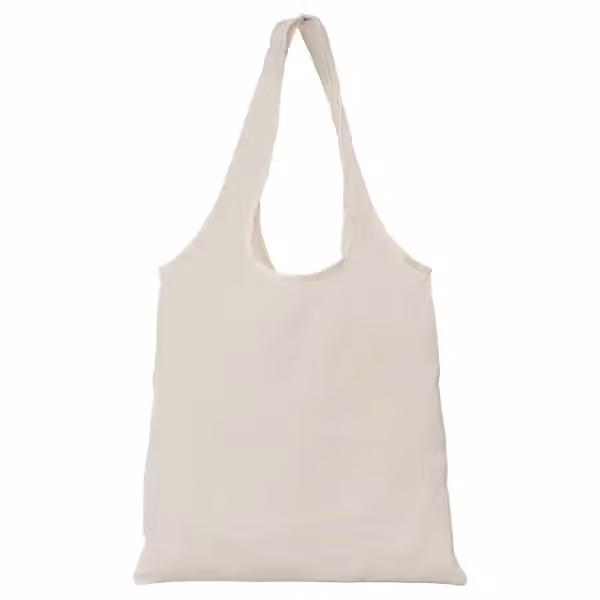 Santorini Essentials Shopping–Tragetasche aus recycelter 70 g/m² Baumwolle - 8 L in Natur