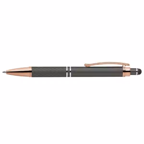 Phoenix Softy Roségold Classic Kugelschreiber - m/Stylus in Taupe