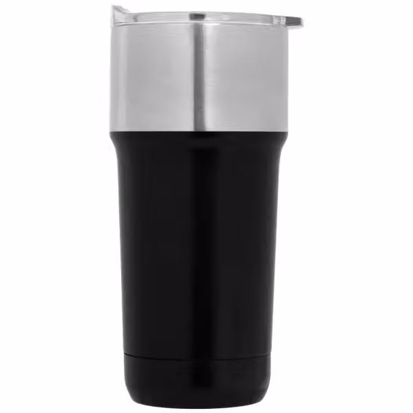 Optimus - 590 ml Edelstahl-Thermobecher mit Keramik-Innenwand - Doppelwandig in Schwarz