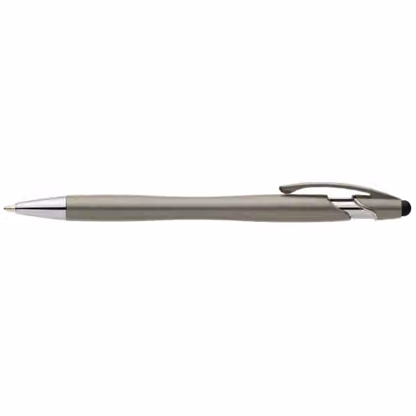 La Jolla Kugelschreiber Metallic mit Stylus aus recyceltem Kunststoff in Metallisch