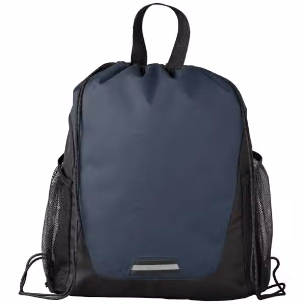 Jotun Rucksack aus recyceltem Polyester mit Seitentaschen und Kordelzug - 10 L in Marineblau