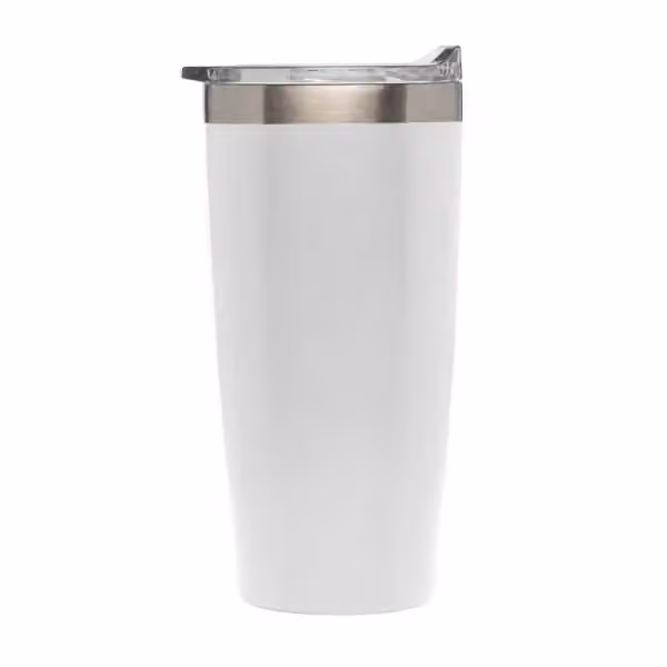 Eldur Edelstahlbecher – doppelwandig – 530 ml in Weiss