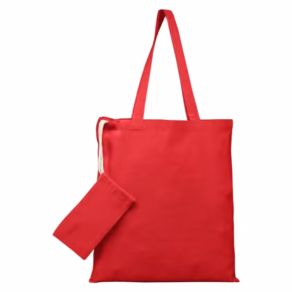 Rosin Essentials Tragetasche faltbar aus recyceltem Material – 9,7 L in Rot