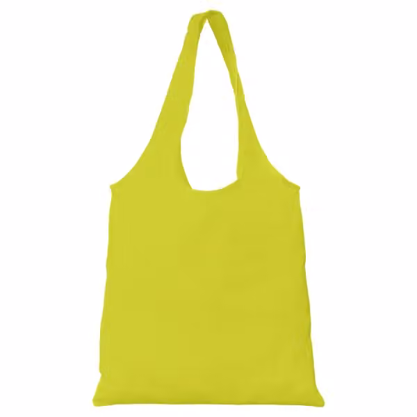 Santorini Essentials Shopping–Tragetasche aus recycelter 70 g/m² Baumwolle - 8 L in Limettengrün