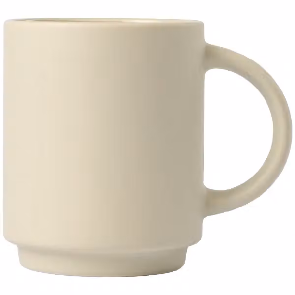 Café Duo - 325 ml Keramiktasse & Bambusbrett-Set