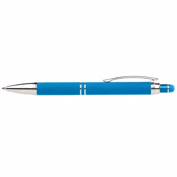 Phoenix Softy Brights Gelschreiber - m/Stylus in Hellblau