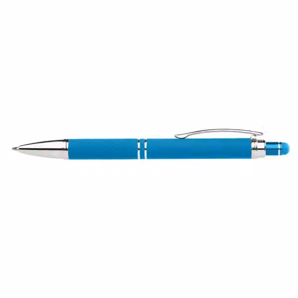 Phoenix Softy Brights Kugelschreiber - m/Stylus in Hellblau