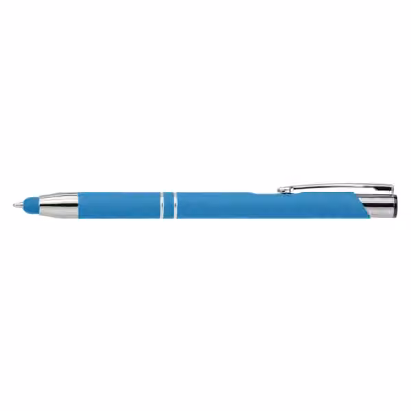 Crosby Softy Kugelschreiber - m/ Stylus unten in Hellblau