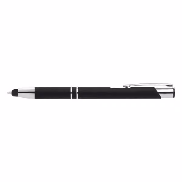 Crosby Metall Kugelschreiber - m/ Stylus unten in Schwarz