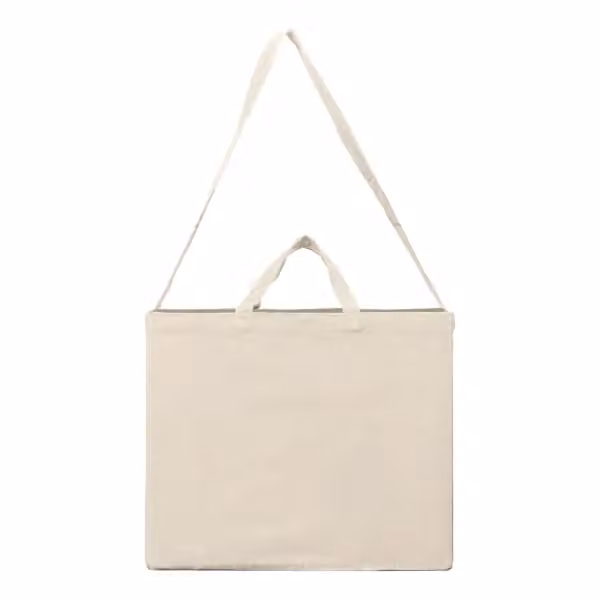 Ivy Umhängetasche aus recycelter Baumwolle - 15 L in Natur