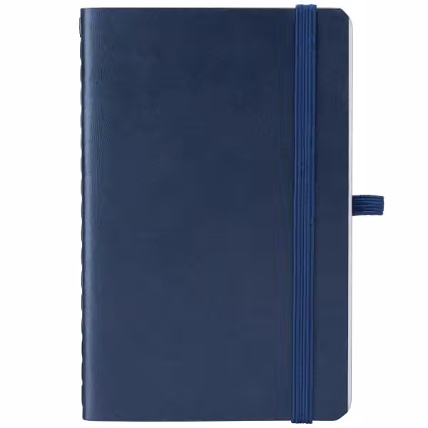 Molière - A6-Notizbuch mit weichem, recyceltem Einband in Marineblau
