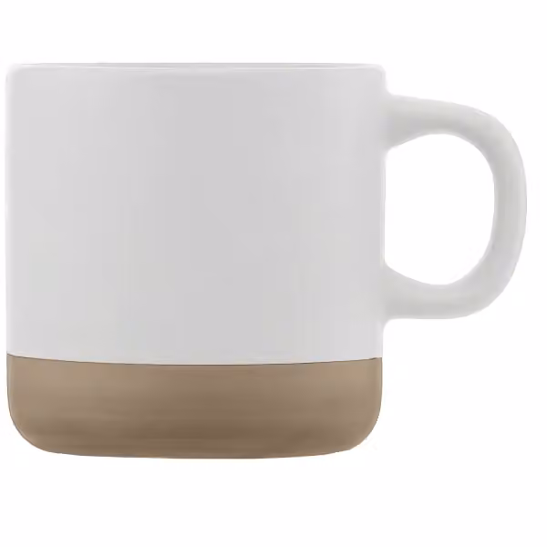 Terra - 350 ml Keramiktasse mit Tonbasis