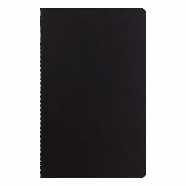 Rime Notizbuch mit Softcover und liniertem FSC-Papier - A5 in Schwarz