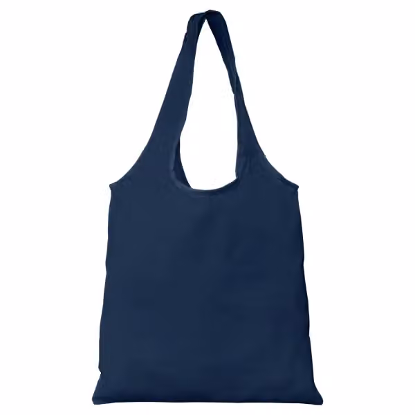 Santorini Essentials Shopping–Tragetasche aus recycelter 70 g/m² Baumwolle - 8 L in Marineblau
