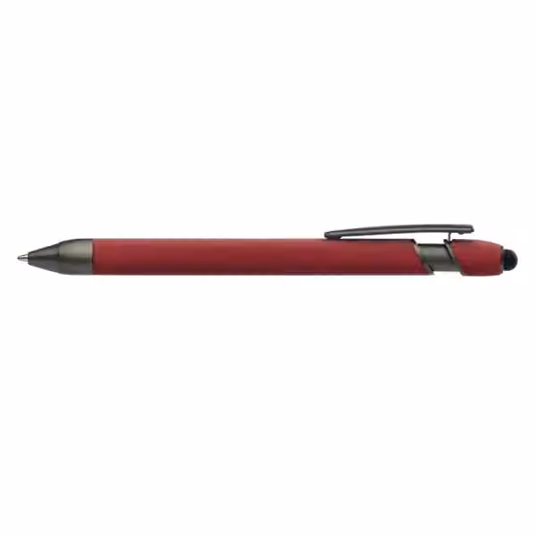 Prince Gunmetal Kugelschreiber - m/Stylus in Rot