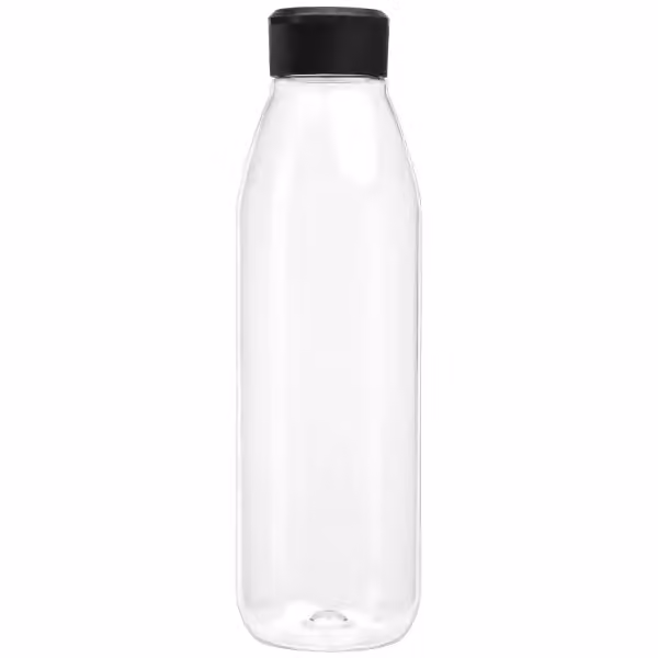 Salo Tritan Renew Trinkflasche mit farbigem Verschluss  - 740 ml in Schwarz