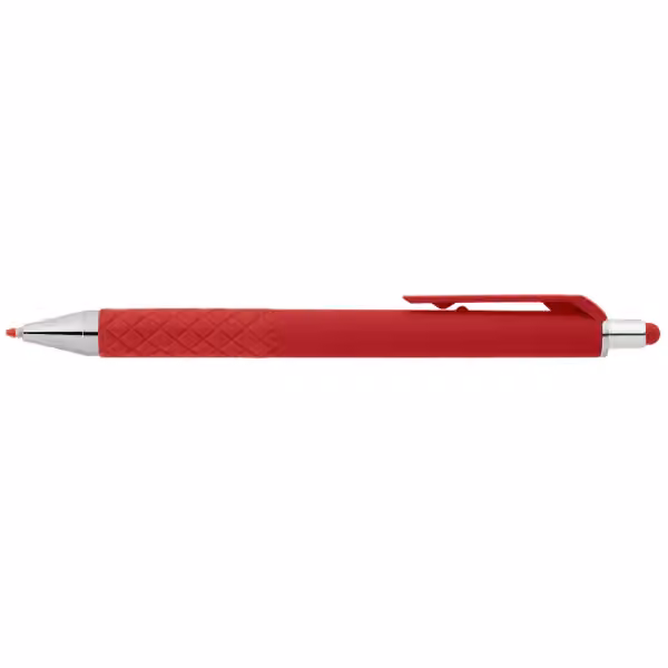 Islander Bright Click-Gelschreiber - m/Stylus in Rot
