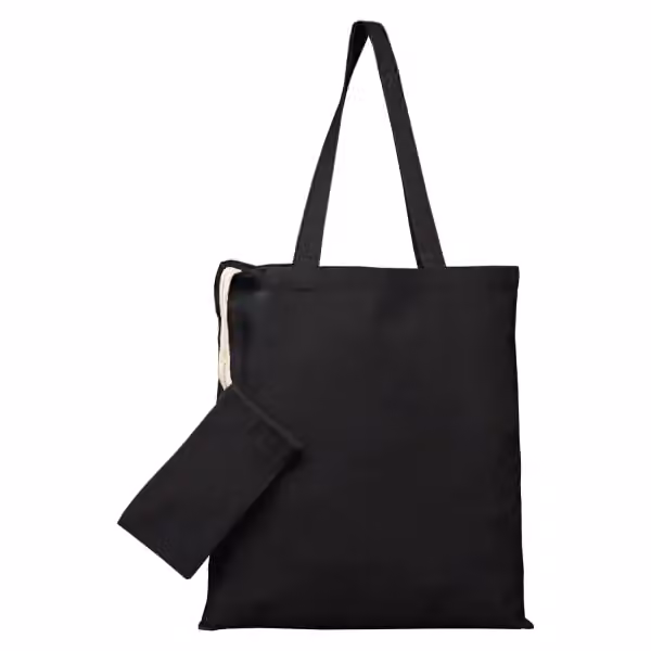 Rosin Essentials Tragetasche faltbar aus recyceltem Material – 9,7 L in Schwarz