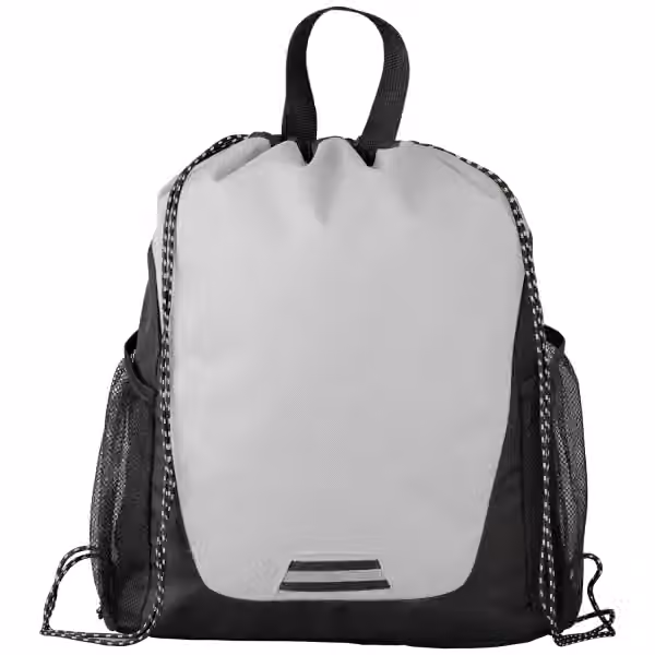 Jotun Rucksack aus recyceltem Polyester mit Seitentaschen und Kordelzug - 10 L in Hellgrau