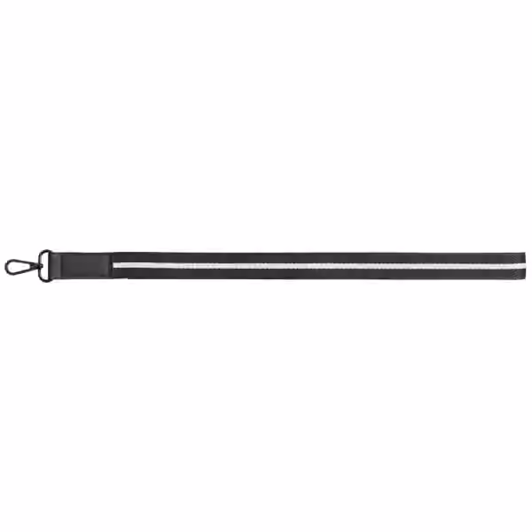 Newport Handy-Trageband mit Chevron-Muster aus rPET-Gewebe – 43,7 x 2,5 cm in Schwarz