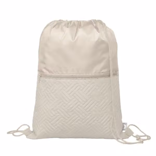 Sora Rucksack mit Kordelzug gesteppt aus recyceltem Material – 6 L