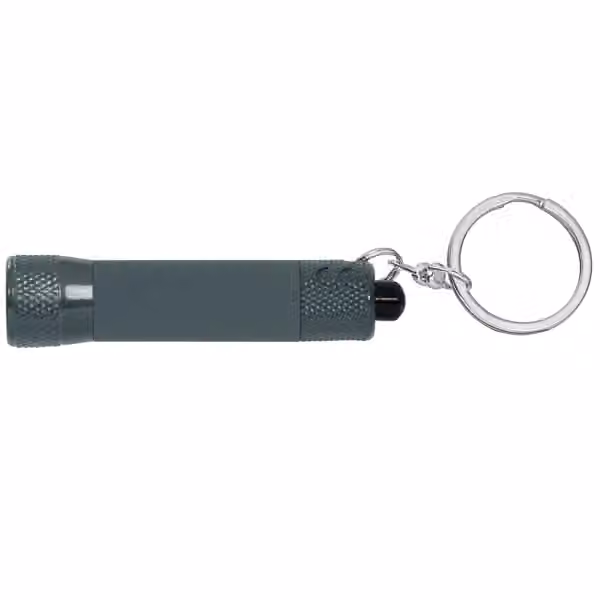 Chroma Softy Monochrome Metallic 3 LED-Taschenlampe mit Schlüsselanhänger