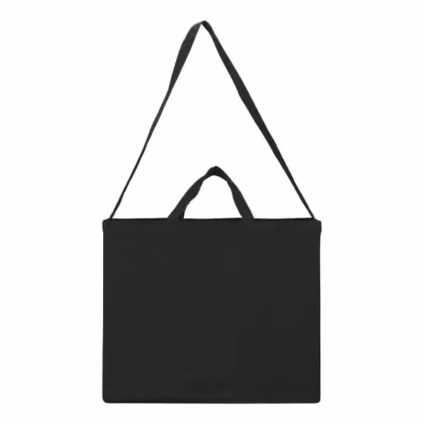 Ivy Umhängetasche aus recycelter Baumwolle - 15 L in Schwarz