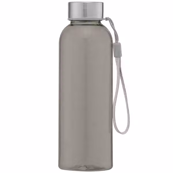 Skye - 500 ml rPET Trinkflasche mit Handschlaufe in Grau