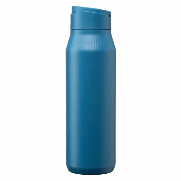 Majesty Trinkflasche aus recyceltem Edelstahl mit Smartphone-Halterung – 750 ml