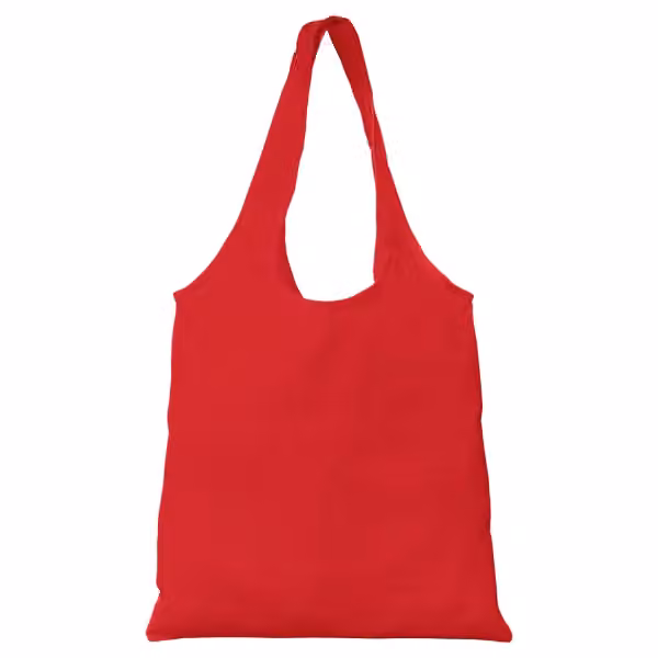 Santorini Essentials Shopping–Tragetasche aus recycelter 70 g/m² Baumwolle - 8 L in Rot