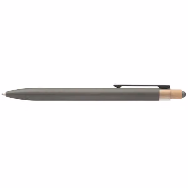Reborn Kugelschreiber aus recyceltem Aluminium - m/Stylus in Metallisch