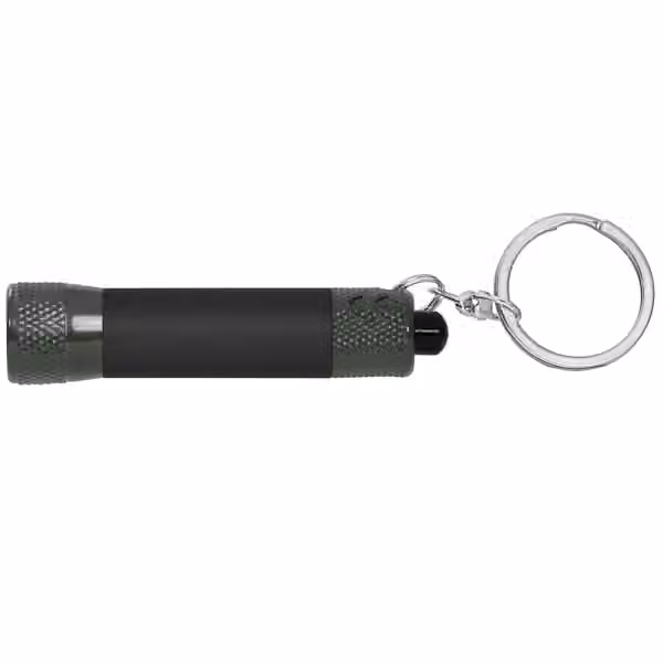 Chroma Softy Monochrome Metallic 3 LED-Taschenlampe mit Schlüsselanhänger in Metallisch