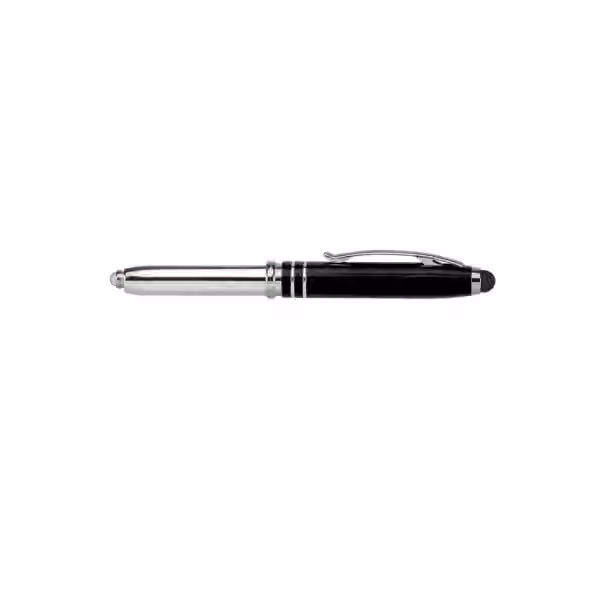 Brando Shiny Kugelschreiber - m/Stylus in Schwarz