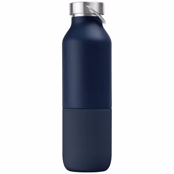 Freya Duo - 2-in-1 590 ml Recycling-Edelstahlflasche - Doppelwandig mit 325 ml Becher
