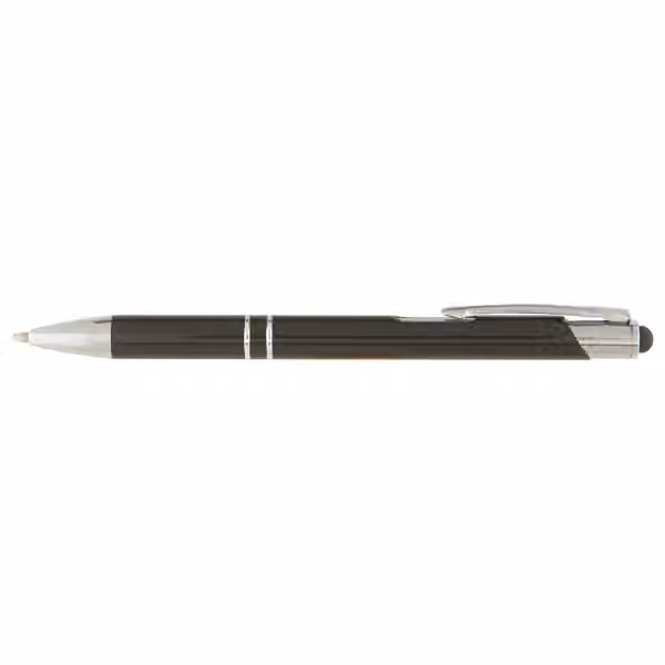 Crosby Shiny Kugelschreiber - m/Stylus in Schwarz