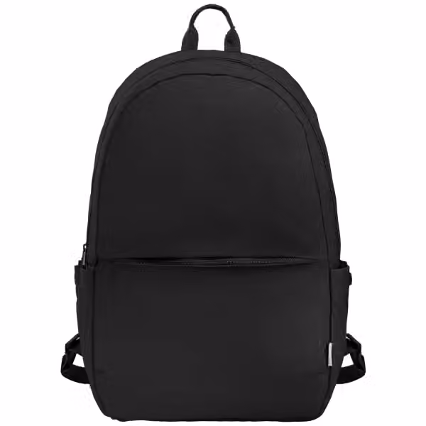 Mercer Laptop-Rucksack mit Gepäckriemen für 15-Zoll-Laptops aus recyceltem Nylon - 15 L in Schwarz