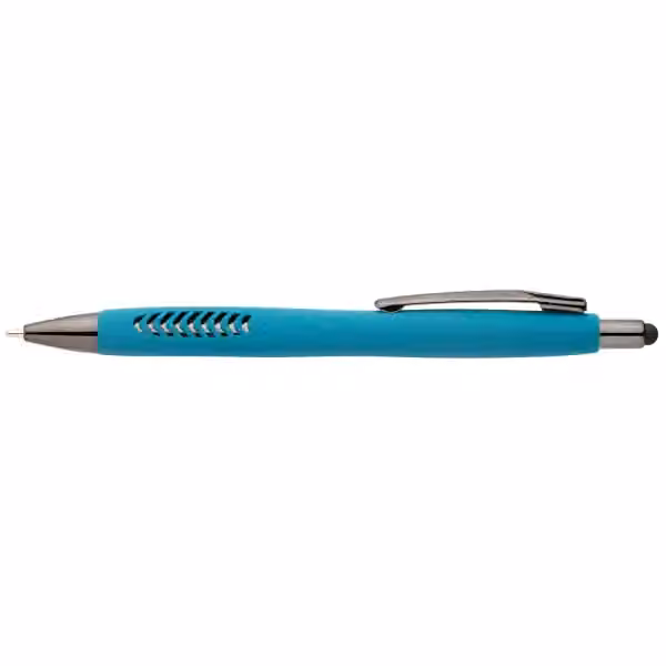 Avalon Kugelschreiber mit Stylus in Steinoptik aus recyceltem Kunststoff