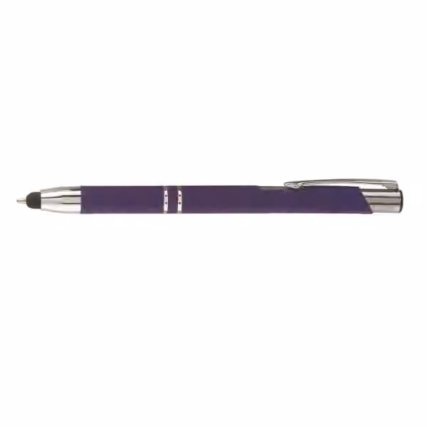 Crosby Metall Kugelschreiber - m/ Stylus unten in Dunkelviolett