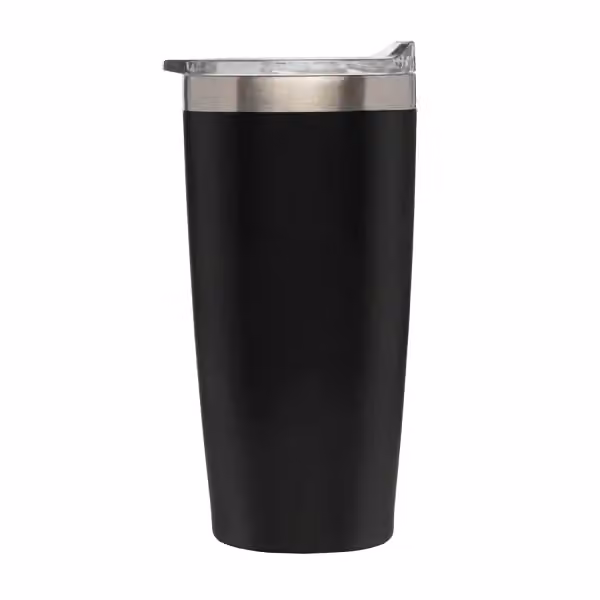 Eldur Edelstahlbecher – doppelwandig – 530 ml in Schwarz