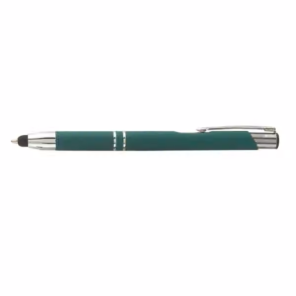Crosby Metall Kugelschreiber - m/ Stylus unten in Dunkelgrün