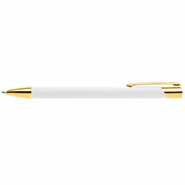 Crosby Gold Softy Kugelschreiber in Weiss