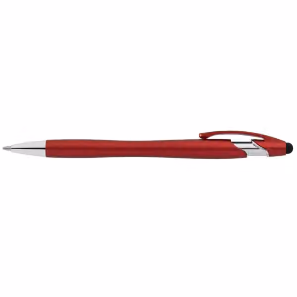 La Jolla Recycelt Kugelschreiber - m/Anti-Fraud Tinte & Stylus in Rot
