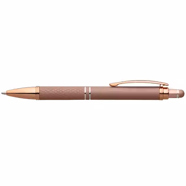 Phoenix Softy Roségold Metallic Kugelschreiber - m/Stylus in Rose Gold