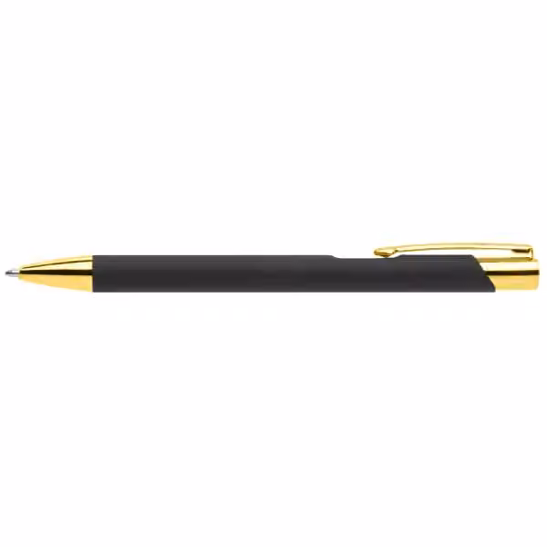 Crosby Gold Softy Kugelschreiber in Schwarz