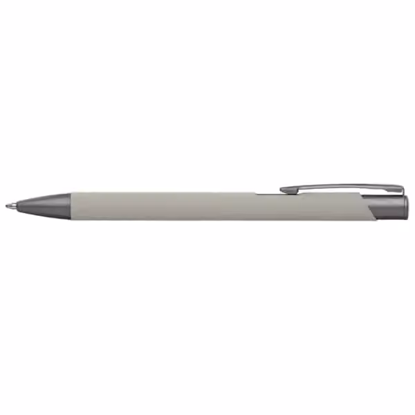 Crosby Gunmetal Softy Kugelschreiber in Hellgrau