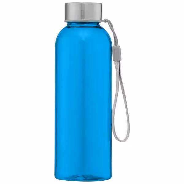 Skye - 500 ml rPET Trinkflasche mit Handschlaufe in Dunkelblau