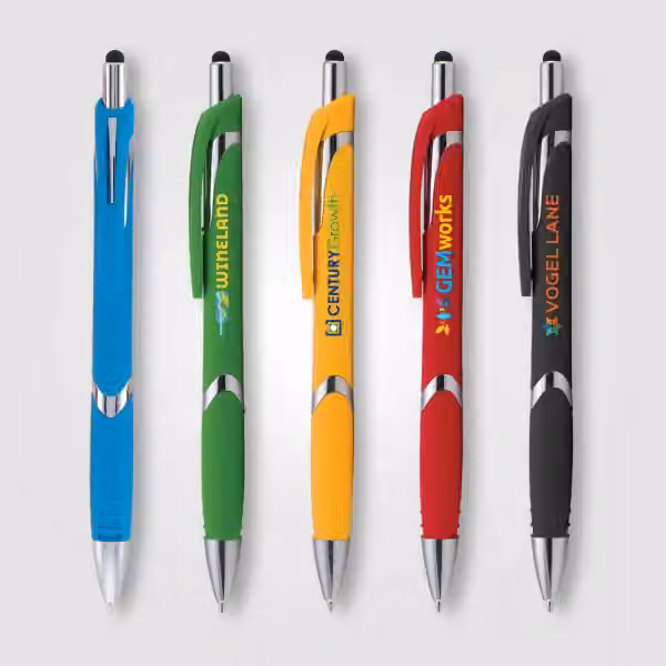 Joplin Brights Kugelschreiber - m/Stylus in Schwarz