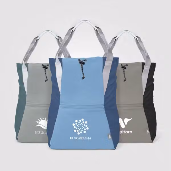 Tilden 2-in-1-Rucksack und Tragetasche aus recyceltem Material - 16L in Dunkelgrün
