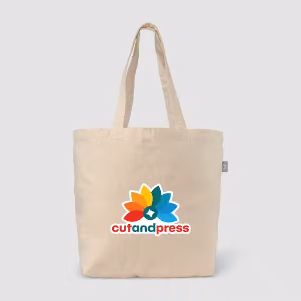 Budget Shopper Tragetasche aus recycelter Baumwolle – 140 g/m²